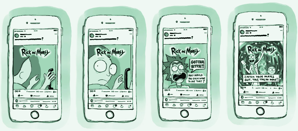 Rick and Morty Storyboard
